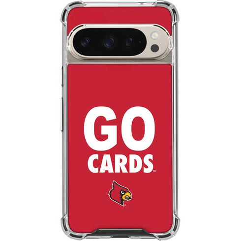University of Louisville Go Cards Pixel 9/9 Pro Clear Case